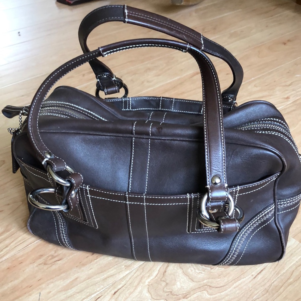 Coach Brown Leather Handbag